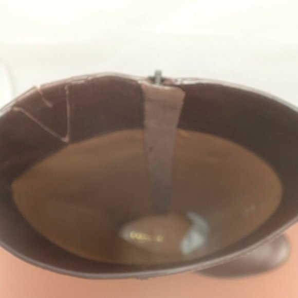 NIB COACH A00699 CAROLINA WIDE CALF LEATHER BOOTS - Picture 5 of 8